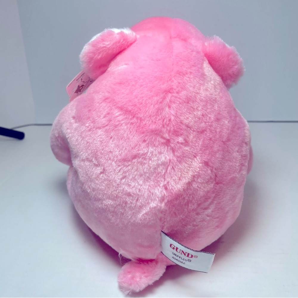 BNWT GUND SNUFFLES Adorable Bright Pink NEVER THRIFTED - Picture 5 of 14